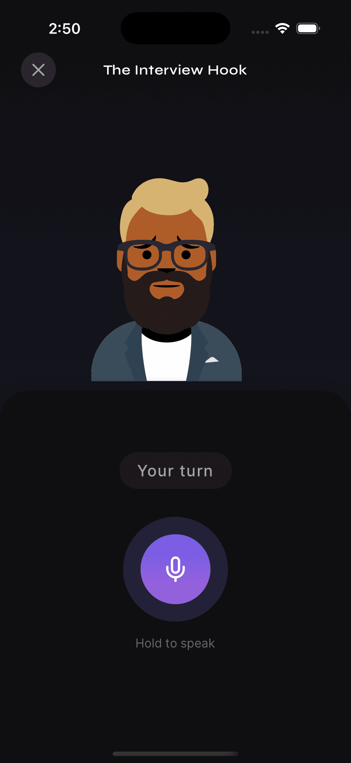 Conversable voice conversation interface